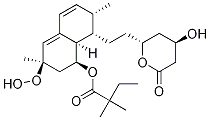 Structure of 2,2-DiMethylbutanoic Acid (1S,3R,7S,8S,8aR)-1,2,3,7,8,8a-Hexahydro-3-hydroperoxy-3,7-diMethyl-8-[2-[(2R,4R)-tetrahydro-4-hydroxy-6-oxo-2H-pyran-2-yl]ethyl]-1-naphthalenyl Ester
