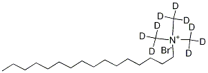 Structure of Hexadecyltrimethyl-D3-Ammonium Bromide (Mono-Methyl-D3),98 Atom % D