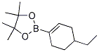 Structure of 2-(4-ethylcyclohex-1-enyl)-4,4,5,5-tetraMethyl-1,3,2-dioxaborolane