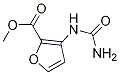 Structure of 2-Furancarboxylic acid, 3-[(Aminocarbonyl)Amino]-, methyl ester