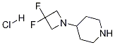 Structure of 4-(3,3-difluoroazetidin-1-yl)piperidine hydrochloride