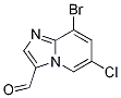 Structure of 8-Bromo-6-chloro-3-formylimidazo[1,2-a]pyridine