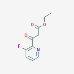 Structure of ethyl 3-(3-fluoropyridin-2-yl)-3-oxopropanoate