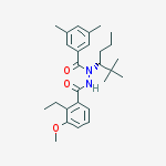 Structure of N'-(3,5-dimethylbenzoyl)-n'-[(3r)-2,2-dimethylhexan-3-yl]-2-ethyl-3-methoxybenzohydrazide