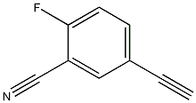 5-Ethynyl-2-FluoroBenzonitrile结构式