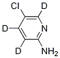 2-AMINO-5-CHLOROPYRIDINE-3,4,6-D3,98 ATOM % D结构式