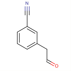 Structure of Benzonitrile, 3-(2-oxoethyl)-