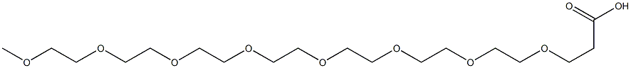 Structure of MPEG7-CH2CH2COOH