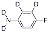 Structure of 4-FLUOROANILINE-2,3,5,6-D4,98 ATOM % D