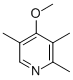 Structure of 4-methoxy-2,3,5-trimethylpyridine