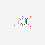 2-Bromo-5-fluoro-3-hydroxypyridine结构式