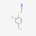 Structure of 4-Ethylcyano-2-chlorothioanisole