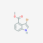 Structure of Methyl 3-Bromoindole-4-carboxylate