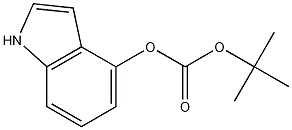 Structure of tert-butyl 1H-indol-4-yl carbonate