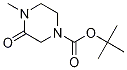 Structure of Tert-butyl 4-methyl-3-oxopiperazine-1-carboxylate ,98%