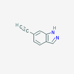 Structure of 6-ethynyl-1h-indazole