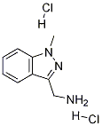 Structure of 3-(Aminomethyl)-1-methyl-1H-indazole dihydrochloride