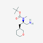 Structure of N-[(1R)-1-(Aminomethyl)-2-[(3S)-tetrahydro-2H-pyran-3-yl]ethyl]-N-methylcarbamic acid tert-butyl ester