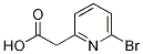 Structure of 2-(6-bromopyridin-2-yl)acetic acid