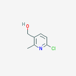 (6-Chloro-2-methyl-3-pyridinyl)methanol结构式