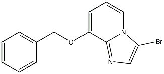Structure of 8-(benzyloxy)-3-bromoimidazo[1,2-a]pyridine