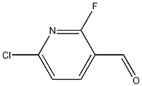 Structure of 6-Chloro-2-fluoropyridine-3-carboxaldehyde