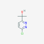 Structure of 2-(6-chloropyridazin-3-yl)propan-2-ol