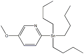 5-甲氧基-2-(三丁基锡)吡啶结构式