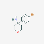 Structure of 4-(4-Bromophenyl)tetrahydro-2H-pyran-4-amine