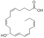 11R-HYDROXY-5Z,8Z,12E,14Z,17Z-EICOSAPENTAENOIC ACID结构式