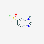 Structure of 1H-benzimidazole-5-sulfonyl chloride