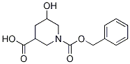 1-CBZ-5-羟基-3-哌啶甲酸结构式