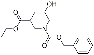 1-BOC-5-羟基-3-哌啶甲酸乙酯结构式