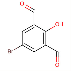 Structure of 1,3-Benzenedicarboxaldehyde, 5-broMo-2-hydroxy-