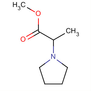 1-Pyrrolidineacetic acid, a-methyl-, methyl ester结构式
