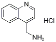 Structure of 4-Quinolinemethanamine, hydrochloride (1:1)