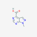 Structure of 1-methylpyrazolo[3,4-d]pyrimidine-4-carboxylic Acid