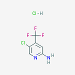 Structure of 5-chloro-4-(trifluoromethyl)pyridine-2-amine hydrochloride