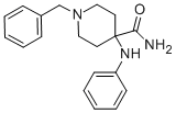 Structure of 4-anilino-1-benzylpiperidine-4-carboxamide