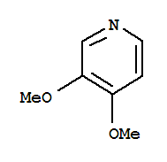 Structure of Pyridine,3,4-dimethoxy-