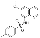 Structure of n-(6-methoxy-8-quinolyl)-4-toluenesulfonamide
