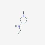 Structure of 3-(ETHYLAMINO)-1-METHYLPYRROLIDINE