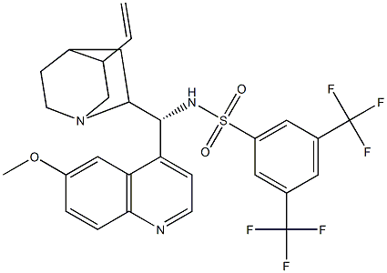 Structure of N-[(9R)-6'-Methoxycinchonan-9-yl]-3,5-bis(trifluoroMethyl)-BenzenesulfonaMide