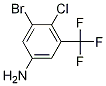 Structure of 3-bromo-4-chloro-5-(trifluoromethyl)aniline