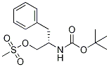 Structure of (2S)-2-({[(1,1-diMethylethyl)o×y]carbonyl}aMino)-3-phenylpropyl Methanesulfonate