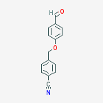 4-(4-formylphenoxymethyl)benzonitrile结构式