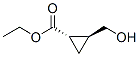 Structure of ethyl trans-2-(hydroxymethyl)cyclopropanecarboxylate