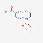 Structure of 1-(tert-Butoxycarbonyl)-1,2,3,4-tetrahydroquinoline-6-carboxylic acid