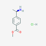 Structure of (R)-Methyl 4-(1-aminoethyl)benzoate hydrochloride