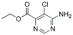 Structure of 4-PyriMidinecarboxylic acid, 6-aMino-5-chloro-, ethyl ester